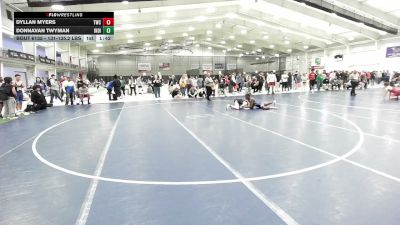 131-135.2 lbs Champ. Round 2 - Donnavan Twyman, Indiana vs Dyllan Myers, Thermopolis Wrestling Club
