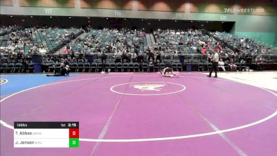 149 lbs Round Of 32 - Tanner Abbas, Grand View vs Jaron Jensen, Wyoming