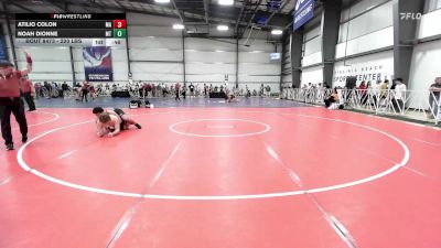 220 lbs Consi Of 16 #1 - Atilio Colon, MA vs Noah Dionne, MT