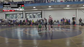 197 lbs Cons. Round 3 - Simon Lingle, Brockport vs Braydon Vandenberg, St. John Fisher