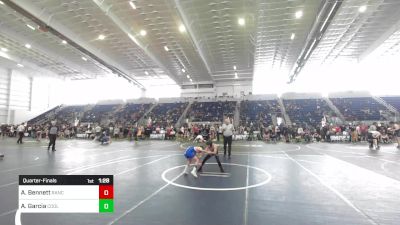65 lbs Quarterfinal - Adam Bennett, Rancho Bernardo WC vs Anthony Garcia, Coolidge
