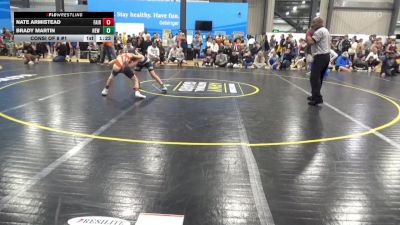 90 lbs Consi Of 8 #1 - Nate Armistead, Fairmont vs Brady Martin, New Oxford