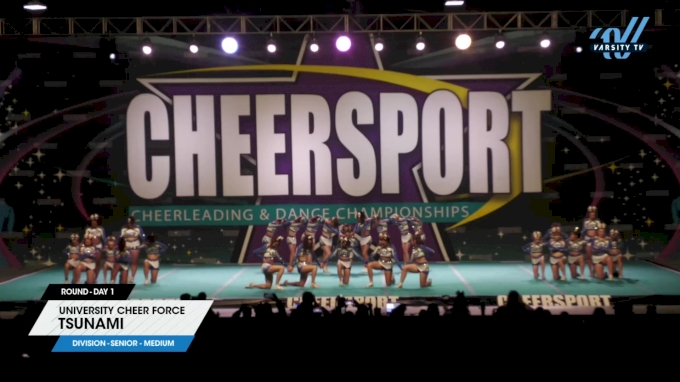 University Cheer Force - Tsunami [2024 L4.2 Senior - Medium Day 1] 2024 ...