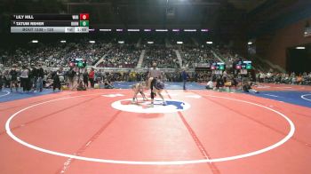 120 lbs Cons. Round 2 - Lily Hill, Wind River vs Tatum Reher, Burns/Pine Bluffs