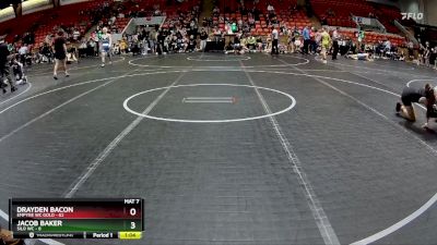 100 lbs Round 2 (8 Team) - Drayden Bacon, Empyre WC Gold vs Jacob Baker, Silo WC