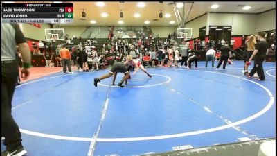 140 lbs Consi Of 4 - Jace Thompson, Prague vs David Jones, Broken Arrow Jh