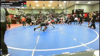 140 lbs Consi Of 4 - Jace Thompson, Prague vs David Jones, Broken Arrow Jh