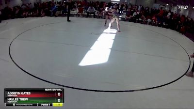 113 lbs Quarterfinal - Haylee Trew, Nebraska vs Addisyn Gates, Nebraska