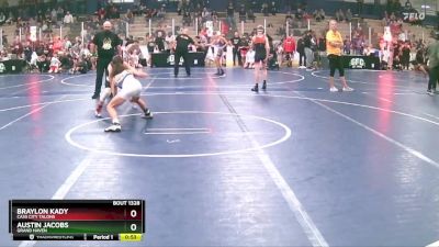 90 lbs Cons. Round 4 - Austin Jacobs, Grand Haven vs Braylon Kady, Cass City Talons