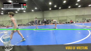 95 lbs Rr Rnd 2 - Bostik Marple, OK Outlaws 14U vs Wyatt Ledford, Shelton Wrestling Academy 14U