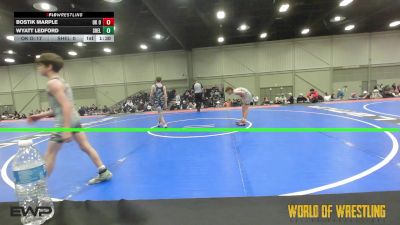 95 lbs Rr Rnd 2 - Bostik Marple, OK Outlaws 14U vs Wyatt Ledford, Shelton Wrestling Academy 14U