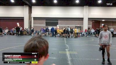 85 lbs Round 1 (6 Team) - Hudson Comstock, Untouchables vs Bennett Graham, Steel Valley Renegades