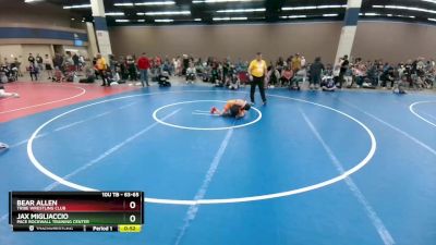 63-65 lbs Round 2 - Bear Allen, Tribe Wrestling Club vs Jax Migliaccio, Pace Rockwall Training Center