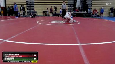 63 lbs Semifinal - Jace Anderson, Webo Youth Wrestling Club vs Leo Riesen, East Noble TUF