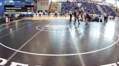 157 Blue 1st Place Match - Tyler Gray, Wellington Community Hs vs Malik Bousalham, Bartram Trail H.S.