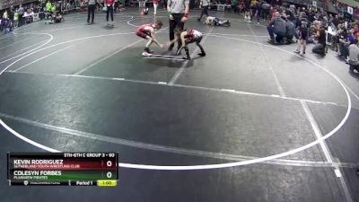 60 lbs Quarterfinal - Colesyn Forbes, Plainview Pirates vs Kevin Rodriguez, Sutherland Youth Wrestling Club