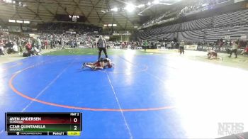 3A 113 lbs Quarterfinal - Aven Andersen, Stanwood vs Czar Quintanilla, University