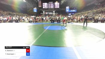 127 lbs Rnd Of 64 - Karianne Baldwin, Washington vs Tyler Swanigan, Michigan