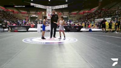 Semis - Antonio Barragan, Manteca Cobras Wrestling Club vs Brayden Ornelas, Madera Wrestling Club