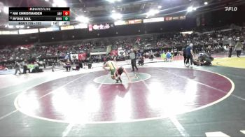 132 lbs Cons. Round 2 - Kai Christiansen, American Falls vs Rydge Vail, Bonneville