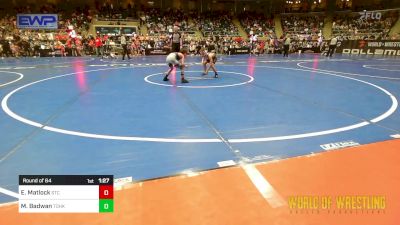 61 lbs Round Of 64 - Elijah Matlock, Sallisaw Takedown Club vs Marcus Badwan, Team Of Hard Knox