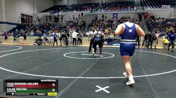 285 lbs Quarterfinal - Juan Edmond-Holmes, Lander vs Caleb Melton, Limestone