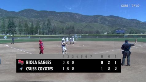 Replay: Biola vs CSUSB - Spanish - 2025 Biola vs CSUSB | Mar 25 @ 12 PM