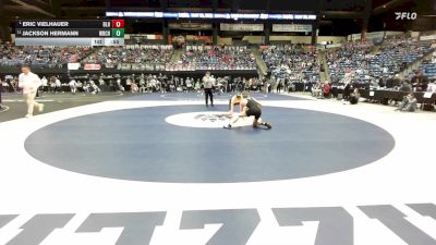 126 lbs Cons. Semi - Eric Vielhauer, Basehor-Linwood HS vs Jackson Hermann, Wichita-Bishop Carroll HS