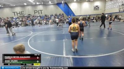 100 lbs Semifinal - Markus Reyes-Galdamez, Westlake vs Gage Valdes, Champions Wrestling Club