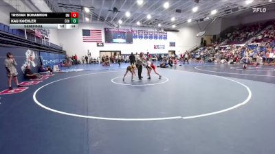 70 lbs Semifinal - Kaij Koehler, Centennial Middle School vs Tristan Bohannon, Dean Morgan