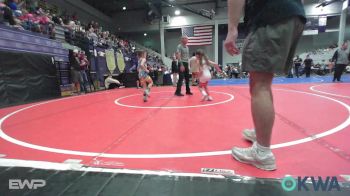 54 lbs Rr Rnd 1 - Vivien Hutchins, Sperry Wrestling Club vs Harper Atkinson, Honey Badgers Wrestling Club