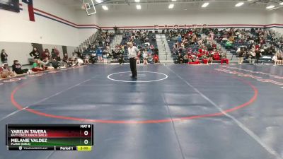 100 lbs Cons. Round 3 - Yarelin Tavera, Katy Cinco Ranch (Girls) vs Melanie Valdez, Plano (Girls)