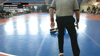 132 lbs Round 5: 4th Wb - Manuel Velasquez, Gilmer County vs Conner Dougherty, Oconee County