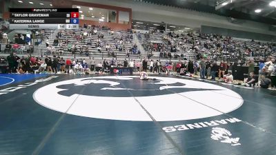 U23 Women - 62 lbs Semis - Taylor Graveman, SD vs Katerina Lange, MN