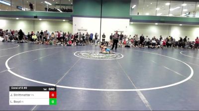 55 lbs Consi Of 8 #2 - Jordy Strittmatter, PA vs Leyton Boyd, IN