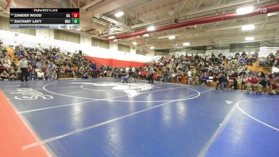 190 lbs Quarterfinal - Zachary Lavy, Winnacunnet vs Zander Wood, Salem