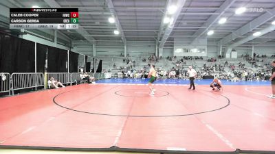 160 lbs Rr Rnd 1 - Caleb Cooper, Fight Barn WC vs Carson Gerba, Great Bridge Wrestling Club
