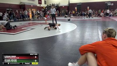 PW-7 lbs Cons. Semi - Ryder Kruse, Alburnett Mat Pack vs Logan Mihm, Denver Wrestling Club