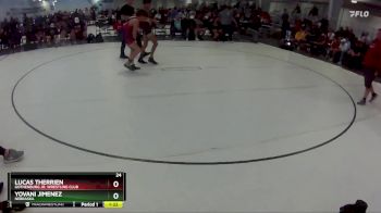 109 lbs Quarterfinal - Yovani Jimenez, Nebraska vs Lucas Therrien, Gothenburg Jr. Wrestling Club