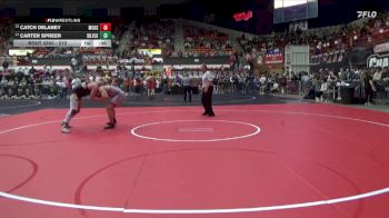 215 lbs Cons. Round 2 - Carter Spreer, Silver Lake Hs vs Catch DeLaney, McPherson Hs