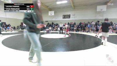 95 lbs Champ. Round 2 - Cacoilo Manuel, Daniel Cormier WC vs Titus Pendleton, Vacaville Wrestling Club
