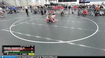 120 lbs Champ. Round 2 - Michael Washington Jr., North DeSoto Wrestling Academy vs Christian Bernier, Arizona