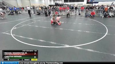 120 lbs Champ. Round 2 - Michael Washington Jr., North DeSoto Wrestling Academy vs Christian Bernier, Arizona