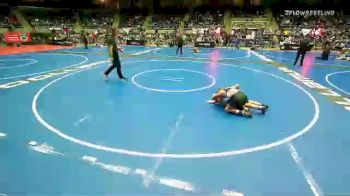 100 lbs 1/4 Finals - Charlie Miserendino, Madison County Kentucky vs Hunter Gauch, Hannibal Youth Wrestling