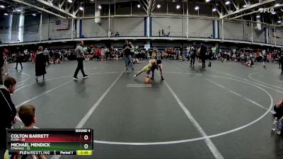 84 lbs Round 4 (10 Team) - Colton Barrett, FLOW vs Michael Mendick, CTWHALE