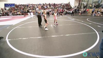 52-57 lbs Rr Rnd 2 - Avery Rosas, OKC Saints Wrestling vs Emersyn Edge, Piedmont