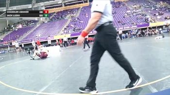 165 lbs Finals (2 Team) - Chandler Amaker, Central Michigan vs Jack Lledo, Ohio
