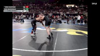6A 157 lbs Cons. Round 2 - Benji Martinez, Timberline vs Josh Macdonald, Lake City