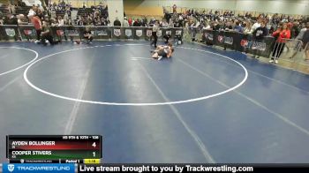 106 lbs Semifinal - Cooper Stivers, KS vs Ayden Bollinger, IN