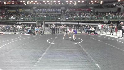 70 lbs Quarterfinal - Lillian Davidson, Wall Knights vs Ava Clemens, Iron Horse